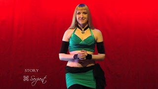 Serpent  - Neon - belly dance advanced choreography