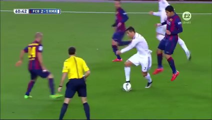 Barcelona - Real Madrid maçında Mascherano'nun hareketleri