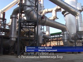 Poslednje provere nove Fabrike sumporne kiseline, 23. mart 2015. (RTV Bor)
