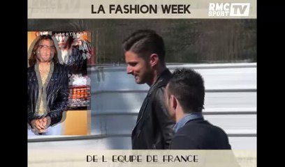 Le défilé de mode des joueurs de l'Equipe de France