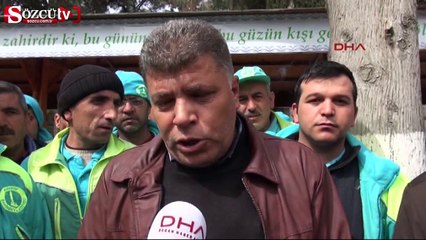 Çöp kamyonunun freni boşalınca...