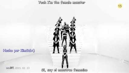 (Dance ver.) 4MINUTE-Crazy Sub esp+Hangul+Roma