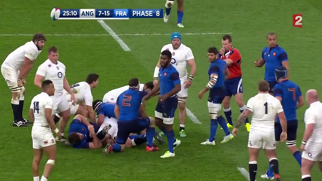 Angleterre-France : Jules Plisson victime d'un plaquage d'une rare violence