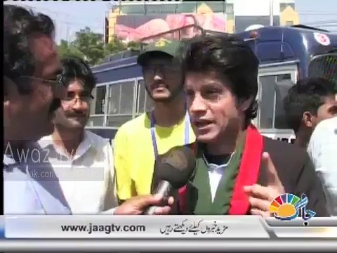 Zardari, Shahbaz Sharif, Altaf Hussain and Imran Khan duplicates on Pakistan Day in Lahore