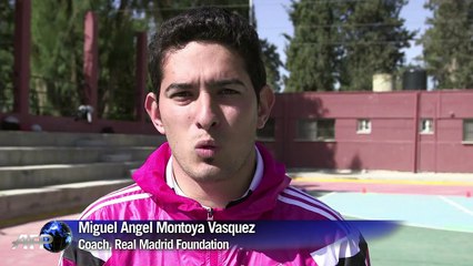 Real Madrid coaches Palestinian children in West Bank