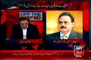 Exclusive Talk of MQM Quaid Altaf Hussain in ARY News Program Off the Record