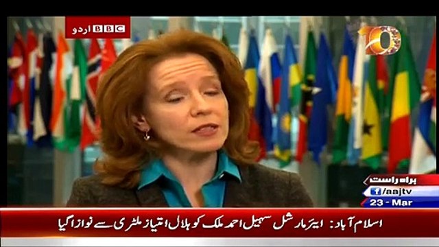 Bbc Urdu Sairbeen On Aaj News ~ 23rd March 2015 - Live Pak News