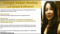 DONT BUY Google Sniper - Google Sniper Review