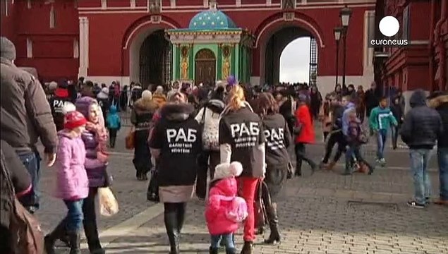 Валютні іпотечники Росії закінчили протест хто в поліцейській дільниці, хто в церкві