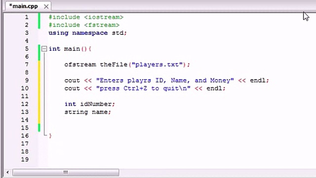 Buckys C++ Programming Tutorials - 66 - Writing Custom File Structures