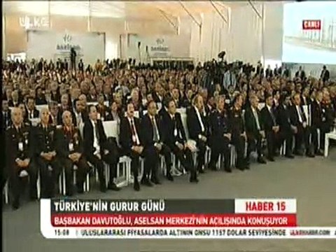 Başbakan Ahmet Davutoğlu Aselsan Merkezinin Açılışında Konuşma Yaptı
