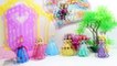 Play Doh DohVinci Sparkle Dresses Disney Princess Magiclip Dolls Make Doll Dresses Playdoh Glitter