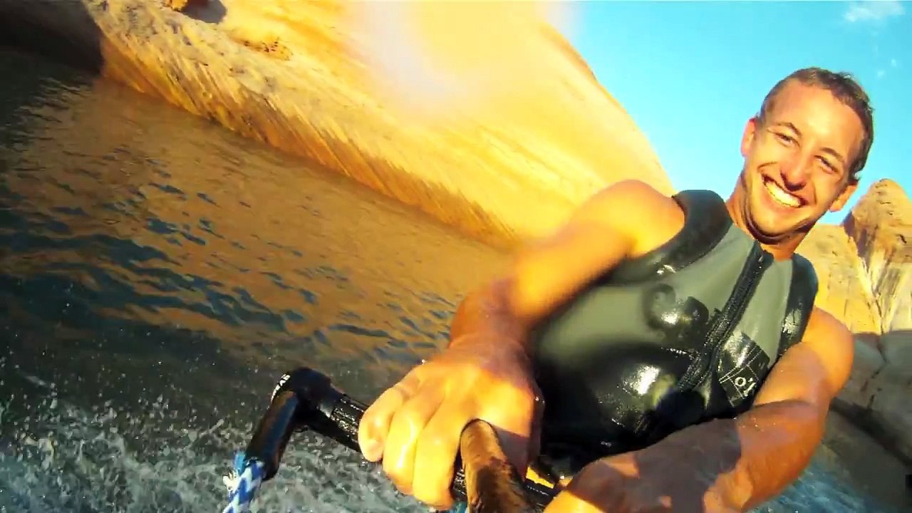 Between The Walls- Wakeboarding Lake Powell