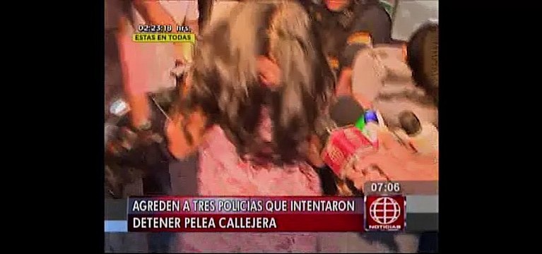 La Victoria: Hermanos ebrios agredieron a policías