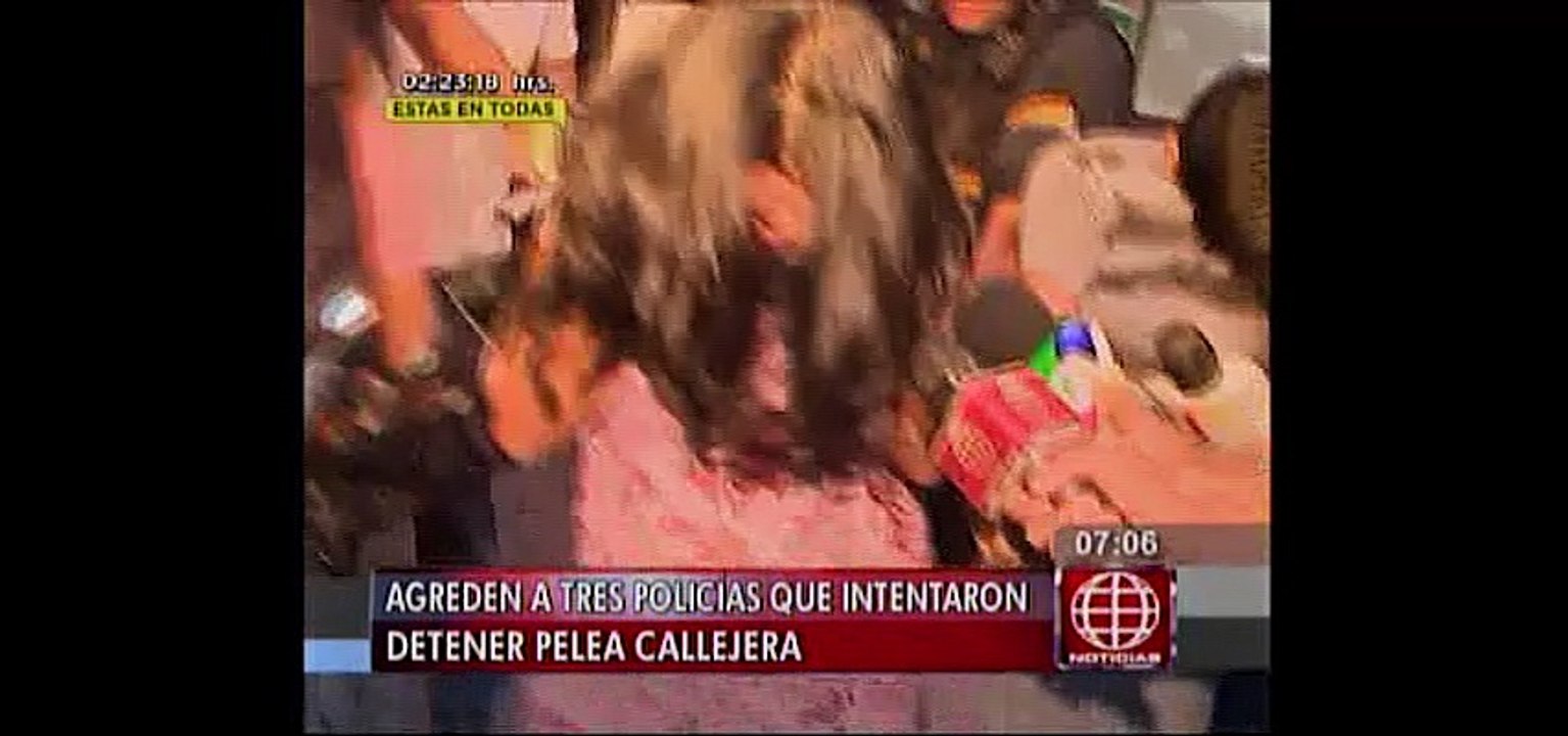 La Victoria: Hermanos ebrios agredieron a policías