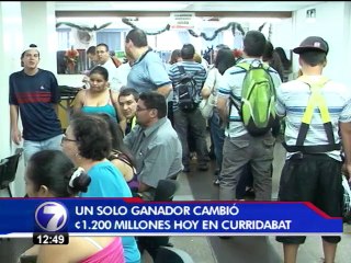 Un entero del Gordo Navideño fue retirado en Curridabat