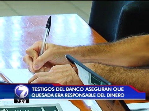 Testigo aseguró que exgerente acusado de robo en banco le comentó sobre problemas económicos