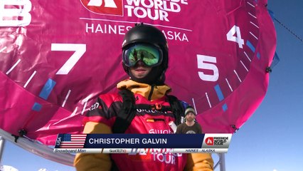 FWT15 - Run of Christopher Galvin (USA) Swatch Freeride World Tour 2015 Haines Alaska, USA