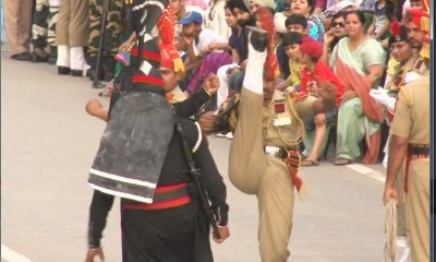 Wagah Border Ceremony on Pakistan Day