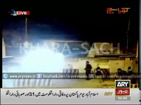 Footage of Nine Zero raid only in Khara Sach - 23 March 2015