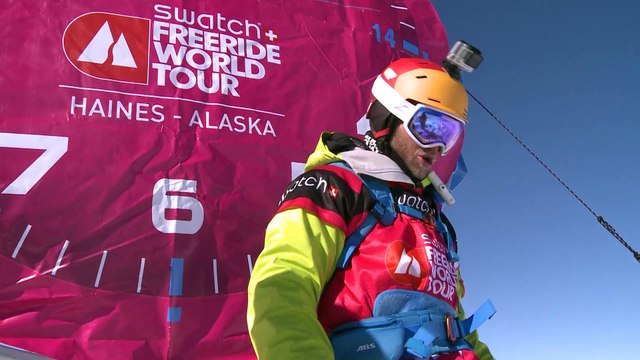 FWT15 - Run of Charlie Lyons (NZ) Swatch Freeride World Tour 2015 Haines Alaska, USA