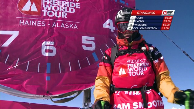 FWT15 - Run of Sam Smoothy (NZL) Swatch Freeride World Tour 2015 Haines Alaska, USA