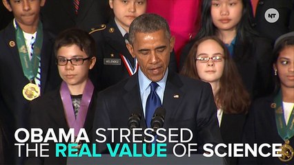Obama Talks About The Value Of Science At White House Science Fair