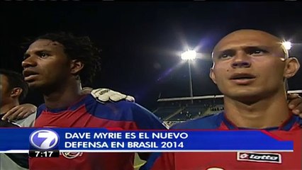 Dave Myrie suma 12 partidos amistosos con la Tricolor