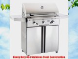 American Outdoor Grill 30NC-00SP Portable Natural Gas Stainless Steel Grill with 540 Square