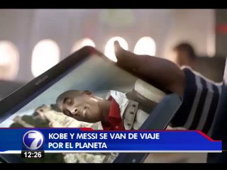 Messi y Kobe se retan en anuncio publicitario