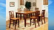 7PC Counter Height Dining Room Table Set & 6 Bar Stools