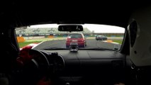 Honda S2000 vs Renault Clio Turbo at Magny Cours 22 03 2015