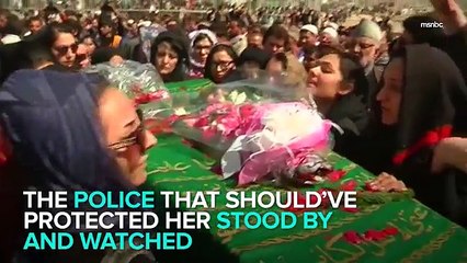 Afghan Citizens Are Protesting The Murder Of An Innocent Women