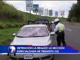 Tres policías de tránsito fueron detenidos como sospechosos de recibir ‘mordidas’