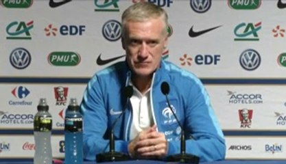 Foot - EDF - Deschamps « Je ne peux pas tous les faire jouer dans ;axe»