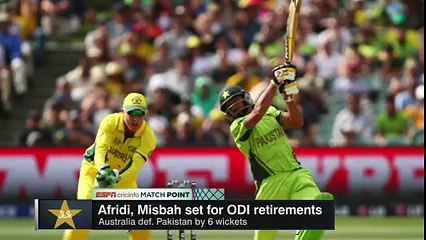 Ian Chappell , Micheal Holding and Bevan about Misbah and Afridi