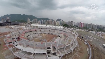 Exclusivo! Veja imagens aéreas das obras do Parque Olímpico