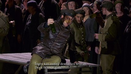 Verdi - Otello - Stockholm, 21.III 2015 - Vladimir Stoyanov - Iago Brindisi -  Inaffia l'ugola! Trinca, tracanna!