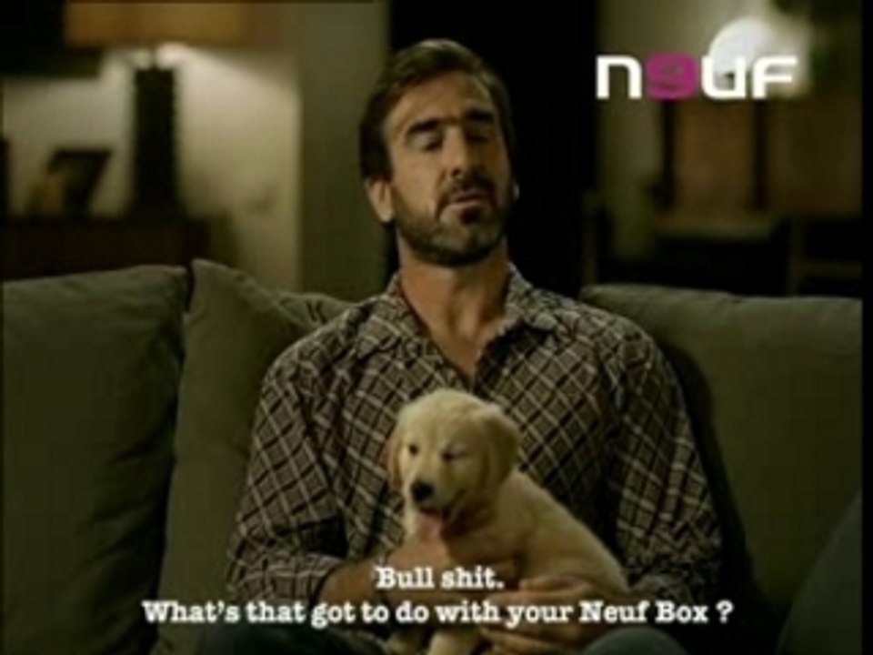 PUB NEUF  "Cantona" 30 s