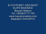 B X10 POŞET AĞZI BANT KLİPS MAKİNASI_x264
