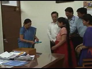 Gandhinagar Dental Treatment Book launched by Anandiben Patel
