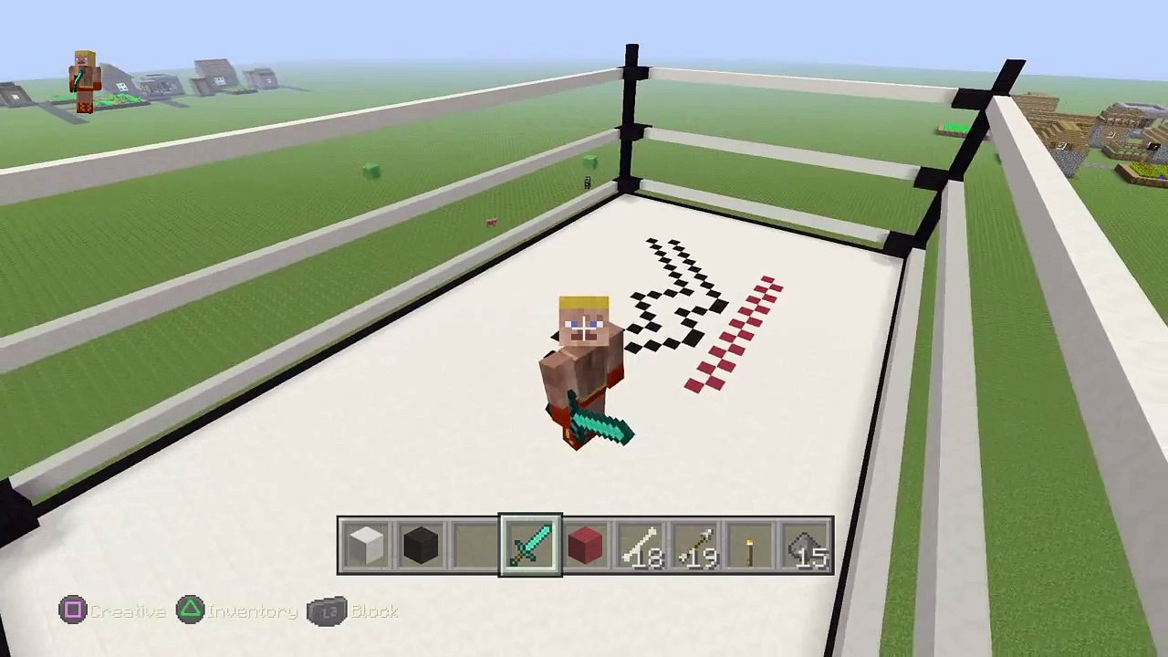 Giant WWE Ring - Minecraft