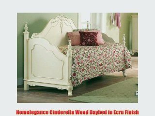 Homelegance Cinderella Wood Daybed in Ecru Finish