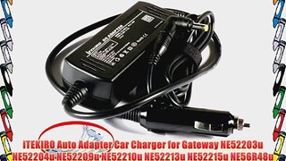 iTEKIRO Car Charger Auto Adapter for Gateway NE52203u NE52204u NE52209u NE52210u NE52213u NE52215u