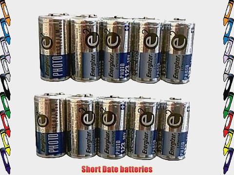 Lithum Photo Batteries (LM123A EL123A DL123A) (250 Energizer (EL123A))