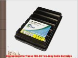 Yaesu VXA-120 Pro II Battery and Charger with EU Adapter - Replacement for Yaesu FNB-83 Two-Way