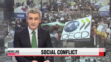 Korea's social conflict fifth highest among OECD nations
