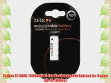 Zeikos ZE-NB9L 1500mAh Li-Ion Rechargeable Battery for Canon NB-9L (White)