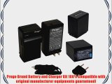 Progo 2 High Capacity Rechargeable Li-Ion Battery and Charger Kit for Sony NP-FV100. Fits Sony