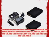 SAVEONs Battery and Charger Kit for Panasonic DMW-BCG10 DMW-BCG10E DMW-BCG10PP and Lumix DMC-3D1